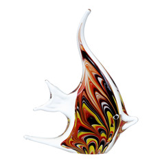 Фигурка Art glass-сувенир пестрая скалярия17х19см