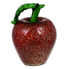 Фигурка Art glass-сувенир яблоко 10х16см
