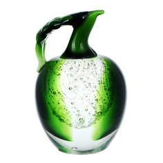 Фигурка Art glass-сувенир зеленое яблоко 9.5х14.5 см