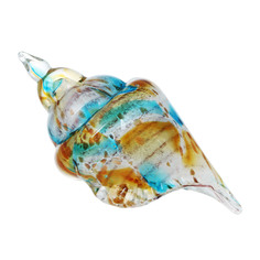 Фигурка Art glass-сувенир раковина цветная 26х13см