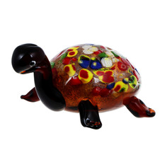 Фигурка Art glass-сувенир черепаха 18х9 см