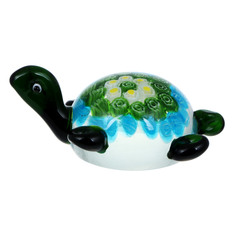Фигурка Art glass-сувенир черепаха 11х5см