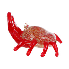 Фигурка Art glass-сувенир краб 19х16см