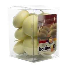 Свеча Bolsius Плавающие кремовые