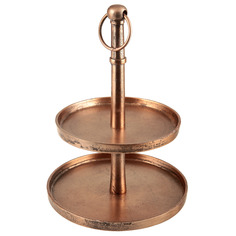 Этажерка 3-ярусная д21см 29см бронза Edelman reina