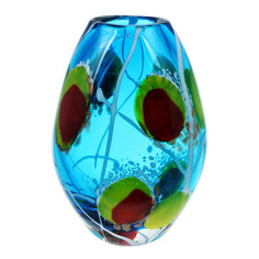 Ваза Art glass-сувенир лагуна 19см
