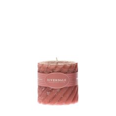 Свеча swirl ant. Rose 10х10см Riverdale