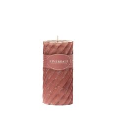 Свеча swirl ant. Rose 7.5х15см Riverdale