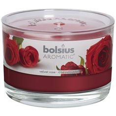 Свеча ароматическая Bolsius в банке Роза 6.3х9 см