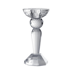 Подсвечник хрустальный Garda Décor 8х8х16 см