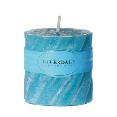 Свеча swirl ocean голубой 5х5см Riverdale