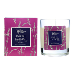 Свеча ароматическая в стекле Цветущая лаванда Wax Lyrical