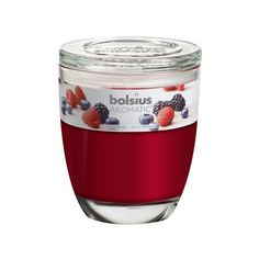 Свеча ароматический в стекле Bolsius Лесные ягоды 12х10 см