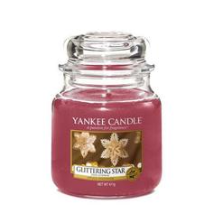 Ароматическая свеча Yankee candle средняя Сверкающая звезда 411 г