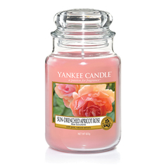 Ароматическая свеча Yankee candle большая Персиковая роза 623 г