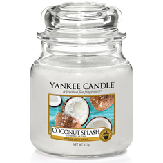 Ароматическая свеча Yankee candle средняя Кокосовый всплеск 411 г