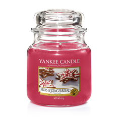 Ароматическая свеча Yankee candle средняя Морозный пряник 411 г