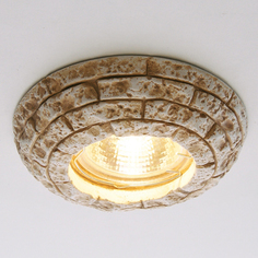 Светильник бежевый гипс mr16 Ambrella light D2940 BG