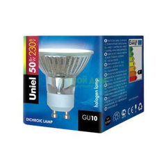 Лампочка галогеновая UNIEL JCDR-50/GU10