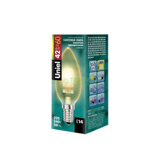 Лампочка UNIEL HCL-42/CL/E14 CANDLE GOLD