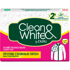 Хозяйственное мыло Duru Clean&White Против сложных пятен 125 г