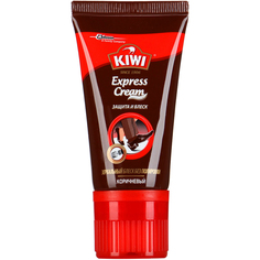 Крем Kiwi Express Cream Защита и блеск коричневый 50 мл