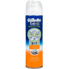 Пена для бритья Gillette Fusion ProGlide Sensitive 2 в 1 Active Sport 250 мл