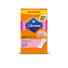 Ежедневные прокладки Libresse Dailyfresh Normal, 60 шт.