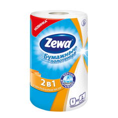 Бумажные полотенца Zewa 2в1, 1 рулон