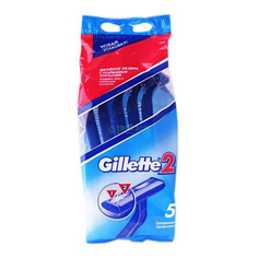 Одноразовый станок для бритья Gillette 2 станки одноразовые 5 шт.