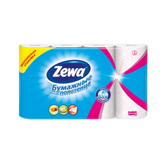Бумажные полотенца Zewa Декор, 4 рулона