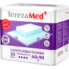 Пеленки одноразовые TerezaMed Super 60x90 см 30 шт