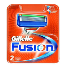 Сменные кассеты для станка Gillette Fusion 2 шт.