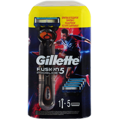 Набор для бритья Gillette Бритва Fusion ProGlide Flexball с 5 сменными кассетами
