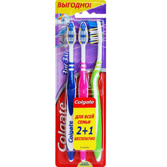 Зубная щетка Colgate Зиг Заг 2+1