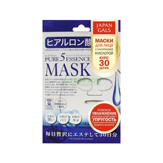 Маска для лица Japan Gals Pure 5 Essential Mask Hyaluronic ACID 30шт (28AM21/656)