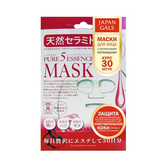 Маска Japan Gals с натуральными керамидами Pure5 Essential 30 шт (26LL11/7263)