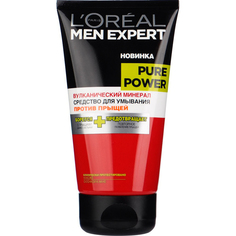 Средство для умывания L’Oreal Paris Men Expert Pure Power Вулканический Минерал, против прыщей, 150 мл Loreal