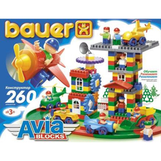 Развивающий конструктор Bauer Авиа 260 эл. Бауэр