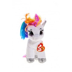 Мягкая игрушка TY Beanie Babies Белый пони Starr 15 см