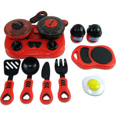 Игровой набор ABtoys Помогаю Маме Набор посуды для кухни с продуктами PT-00321
