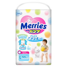 Трусики-подгузники Merries L 9-14 кг 42 шт (23063/382216/561723)