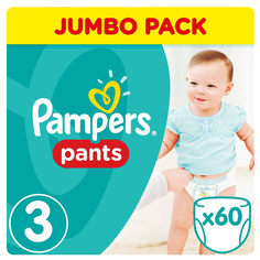Подгузники-трусики Pampers midi 6-11кг 60шт