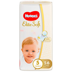 Подгузники Huggies Elite Soft 5 (12-22 кг) 56 шт