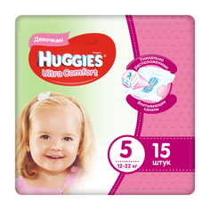 Подгузники Huggies Ultra Comfort 5 (12-22 кг) 15 шт