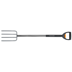Вилы садовые Fiskars с телескопической ручкой