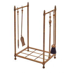 Дровница Stilars с аксессуарами 41х67 см 131976