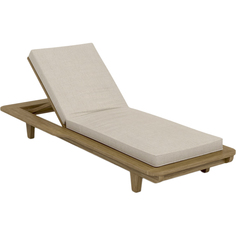 Шезлонг двухсекционный 320 х 875 х 2200 ироко бежевый - GF.12.32.092 Yachtline