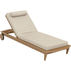 Шезлонг 315 х 790 x 2220 тик бежевый Yachtline