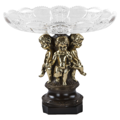 Фруктовница-конфетница Танцующие Путти-3 Bogacho